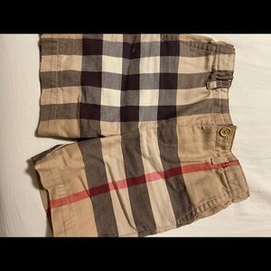 Burberry shorts toddler 3Y